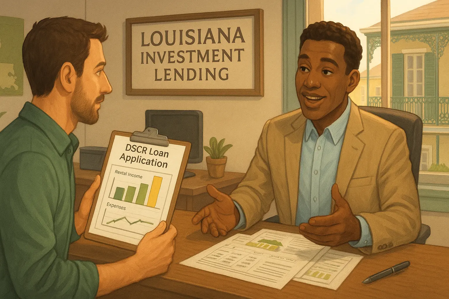 DSCR loan application process in Louisiana