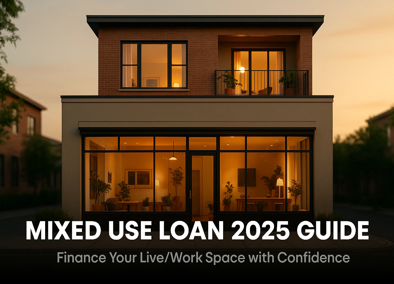 Mixed use loan financing for live/work spaces in 2025