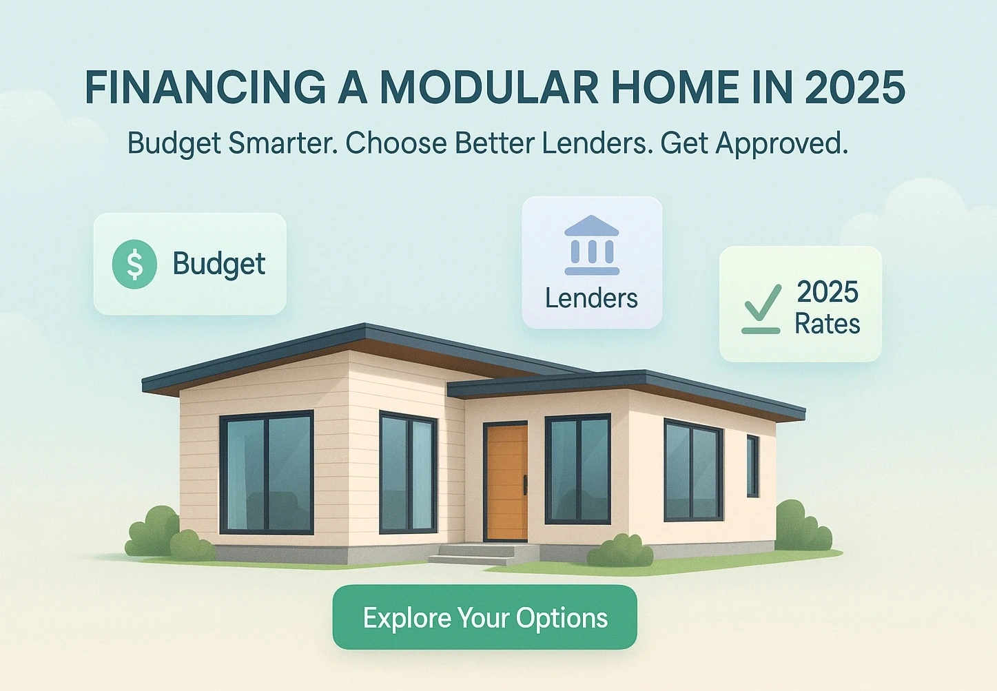 Modular home financing guide for 2025