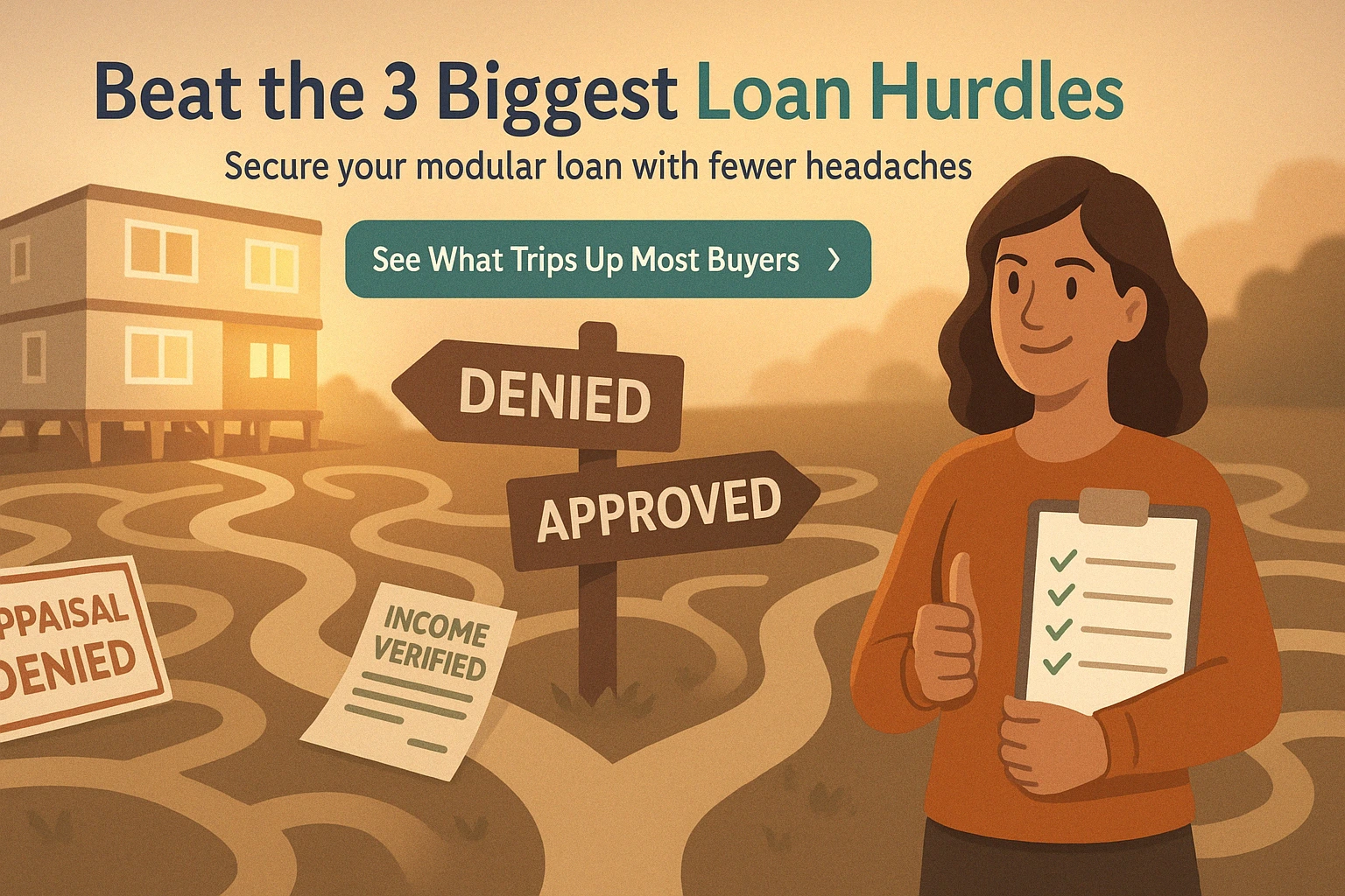 Modular home loan requirements hero image