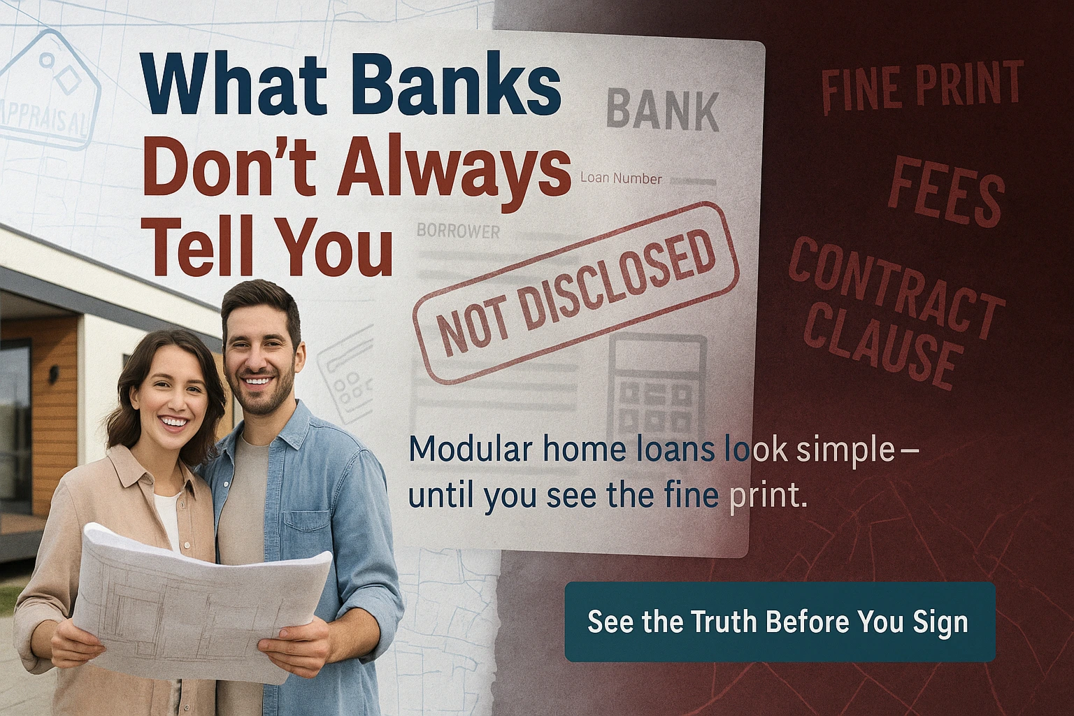 Modular home loans financing illustration