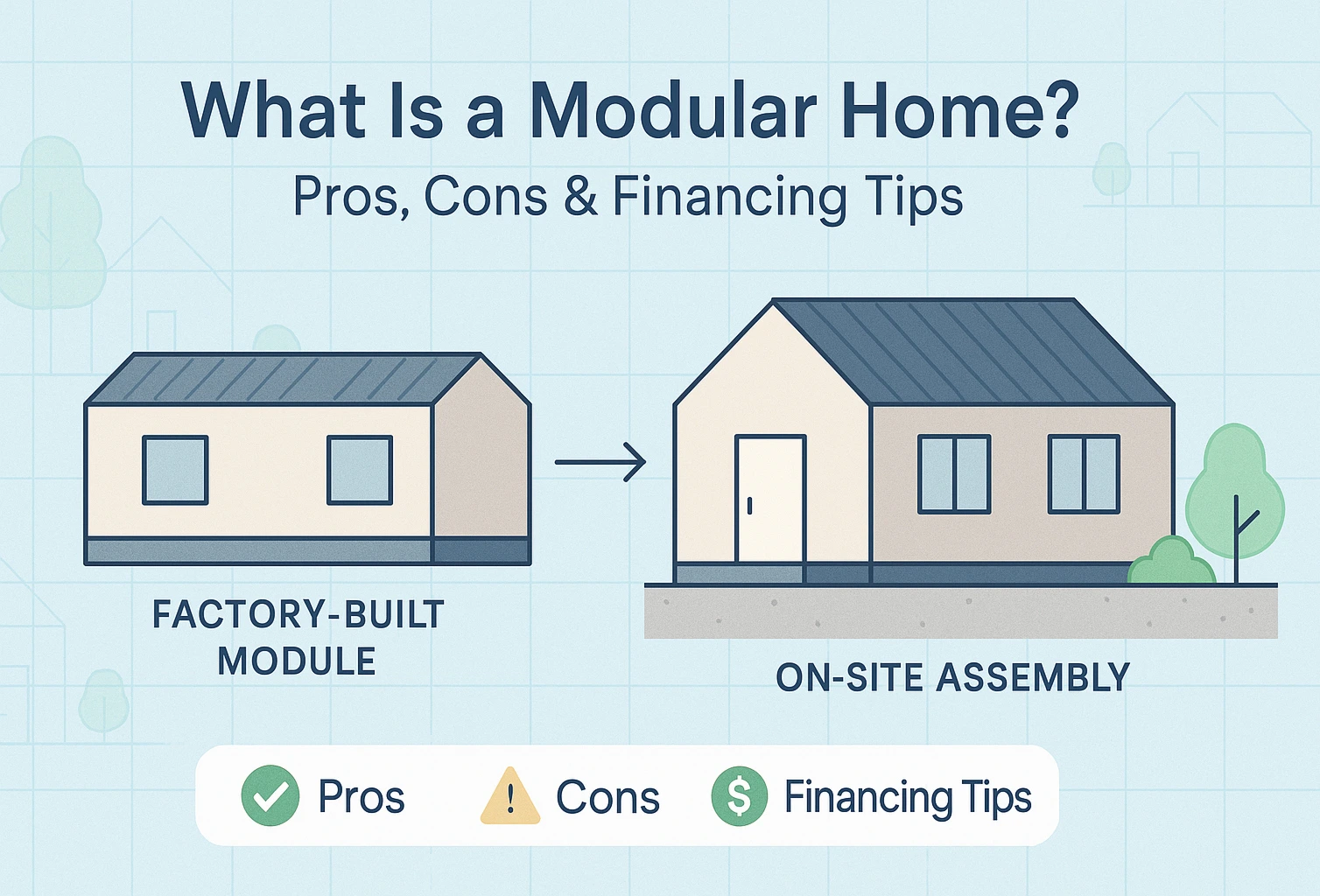 what is a modular home—factory-built sections assembled on a permanent foundation